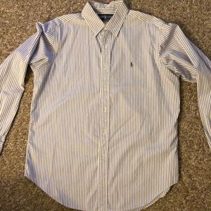 Polo button up casual dress shirt